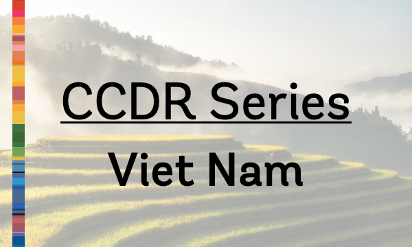 Image of a rice field in Vietnam with the text 